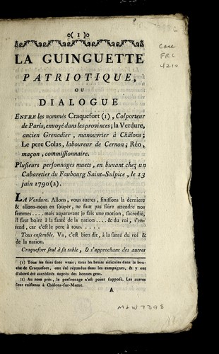 La guinguette patriotique