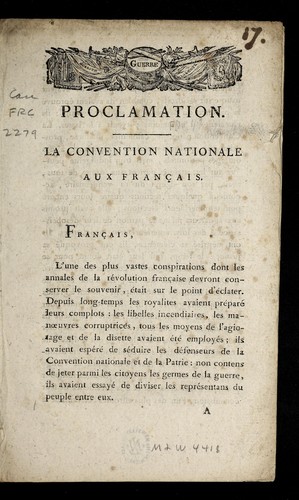 La Convention nationale aux Franc ʹais