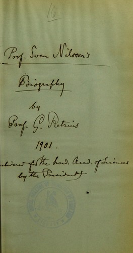 Sven Nilsson, Professor