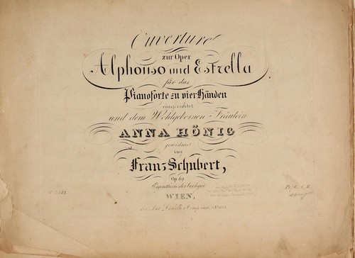 Ouverture zur Oper Alphonso und Estrella