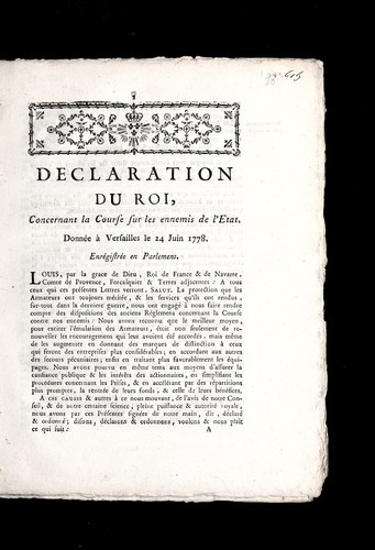 Declaration du roi