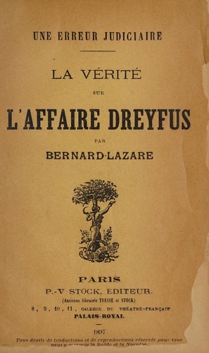 La vérité sur l'Affaire Dreyfus
