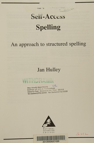 Self Access Spelling (Self-access)