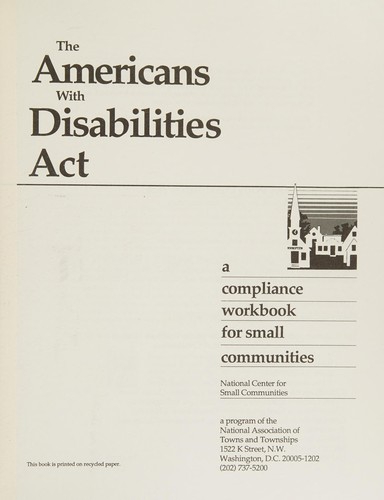 The Americans with Disabilities Act