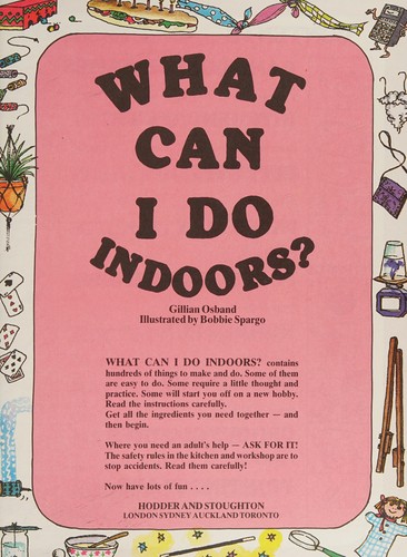 What Can I Do Indoors?