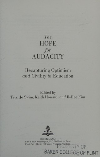 The hope for audacity