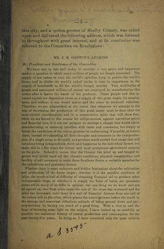 Proceedings of the convention... held in Memphis, Tennessee, Friday, January 8th, 1892