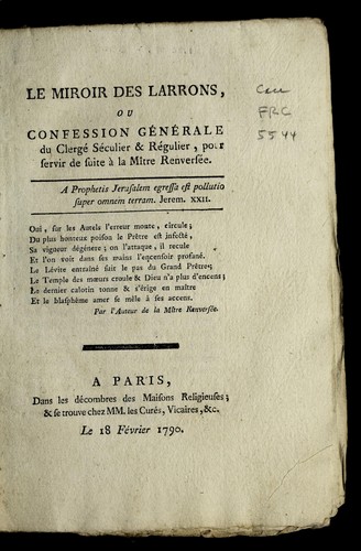 Le miroir des larrons