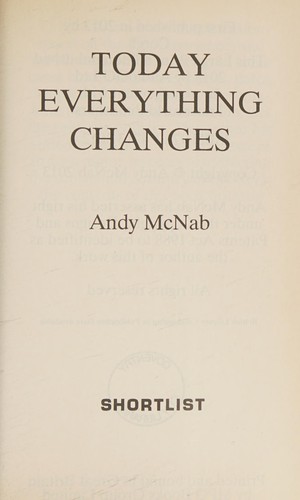 Today Everything Changes (Large Print Edition)