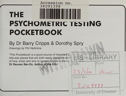 Psychometric Testing Pocketbook