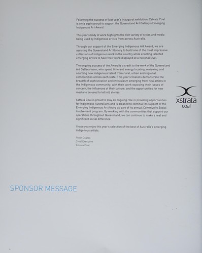 Xstrata Coal Emerging Indigenous Art Award 2007