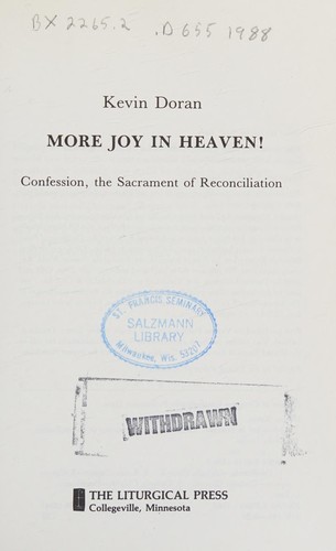 More joy in heaven!