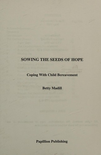 Sowing the seeds of hope