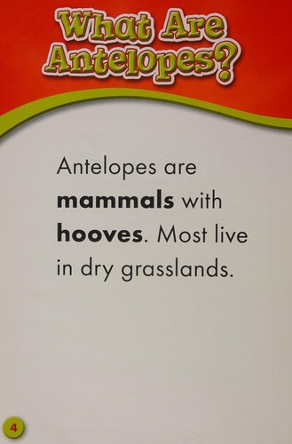 Antelopes