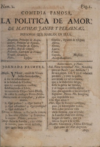 La política de amor