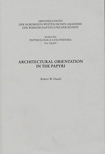 Architectural orientation in the papyri
