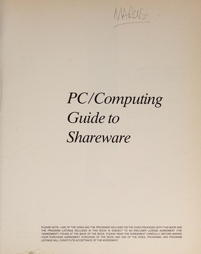 PC/Computing guide to shareware