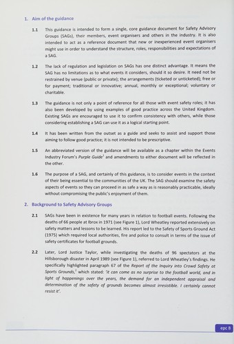 UK Good Practice Guide to Working in Safety Advisory Groups