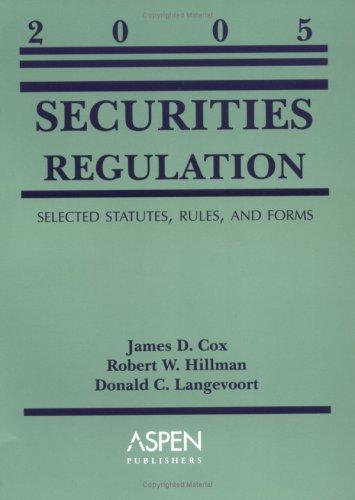 Securities Regulation, 2005