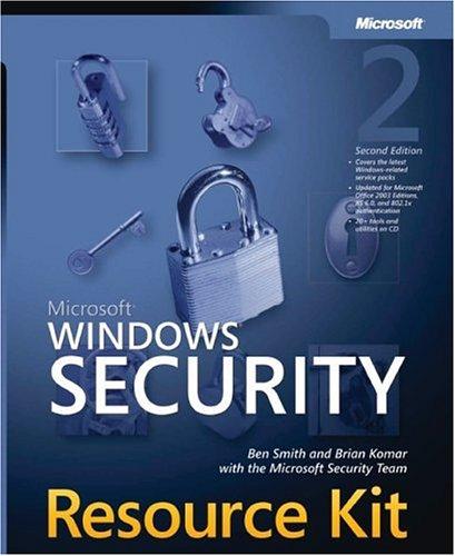 Microsoft windows security resource kit