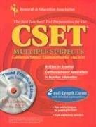 CSET Multiple Subjects w/CD-ROM (REA) - The Best Test Preparation: 1st Edition (TESTware)