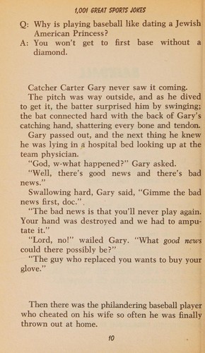 1001 Great Sports Jokes