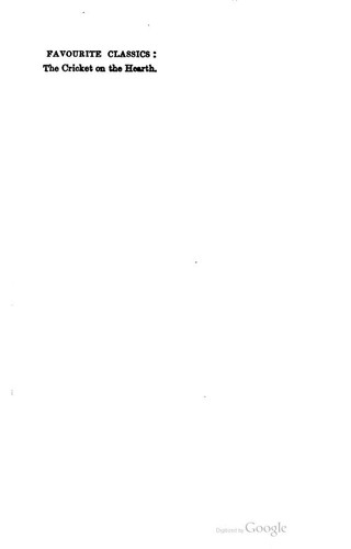 The Cricket on the Hearth