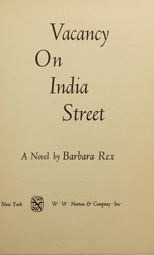 Vacancy on India Street