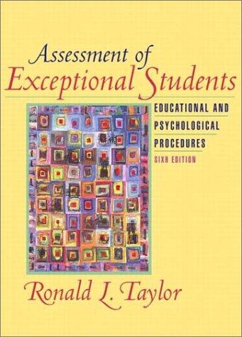 Assessment of exceptional students