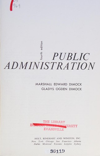 Public administration