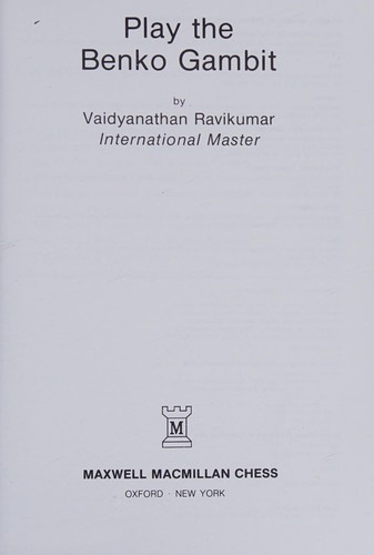 Play the Benko Gambit