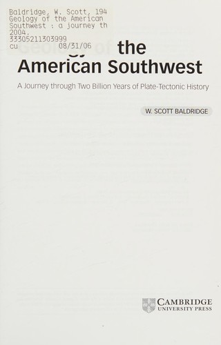 Geology of the Southwest