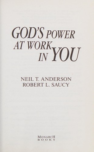 God's Power at Work in You