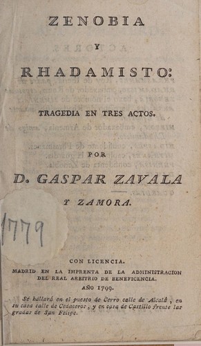 Zenobia y Rhadamisto