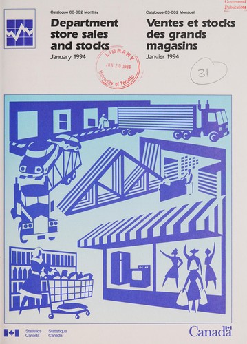 DEPARTMENT STORE SALES AND STOCKS - DBS MONTHLY STATISTICS