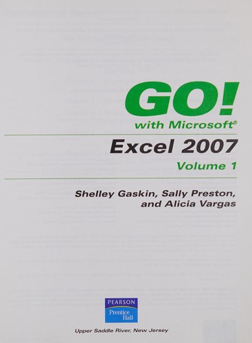 GO! with Excel