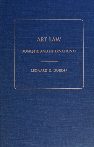 Art law, domestic and international