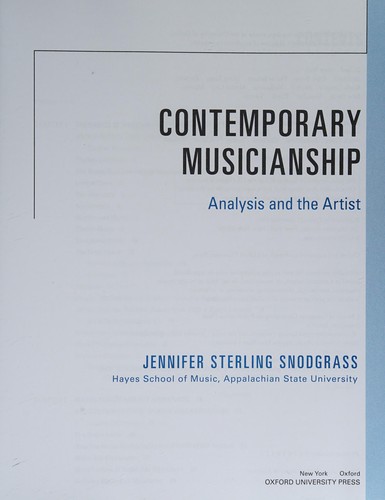 Contemporary Musicianship