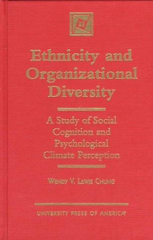 Ethnicity and organizational diversity