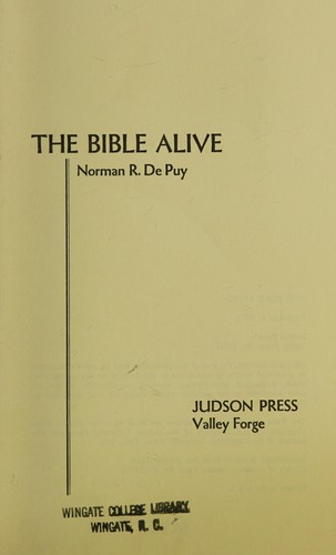 The Bible alive
