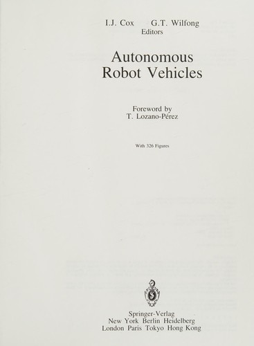 Autonomous robot vehicles