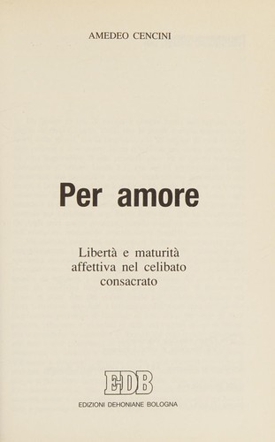 Per amore