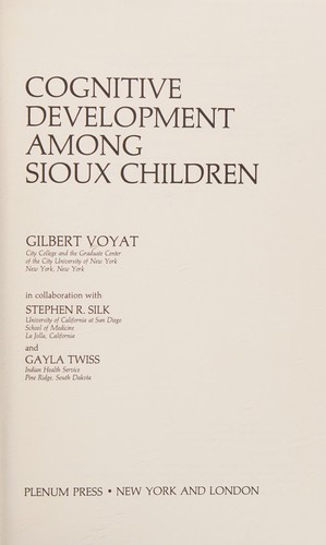 Cognitive development among Sioux children