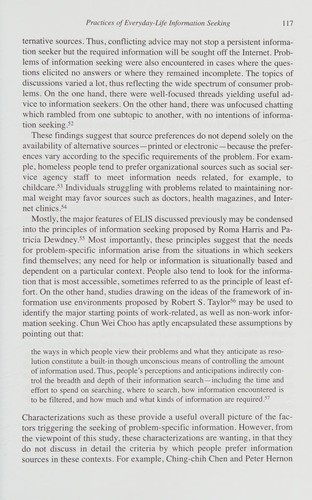 Everyday information practices