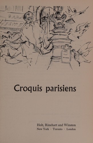 Croquis parisiens