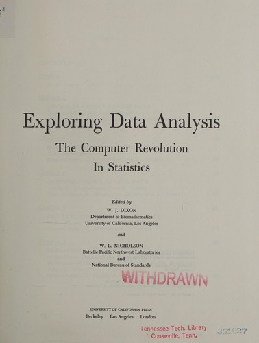Exploring data analysis