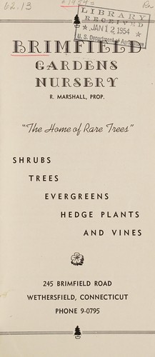 Shrubs, trees, evergreens, hedge plants and vines