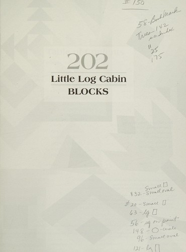 202 little log cabin blocks