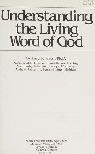 Understanding the living word of God