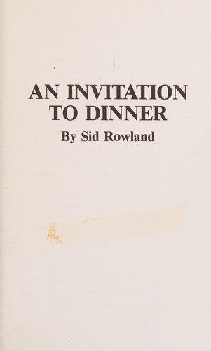 An invitation to dinner
